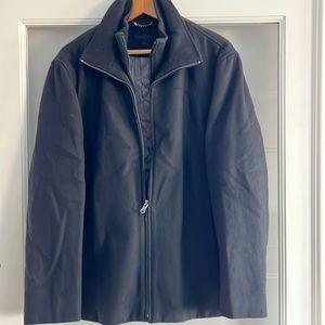 CALVIN KLEIN MEN’S BLACK DOUBLE ZIPPER JACKET